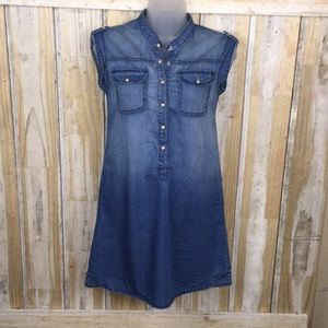 Zara Kids button down Jean dress.